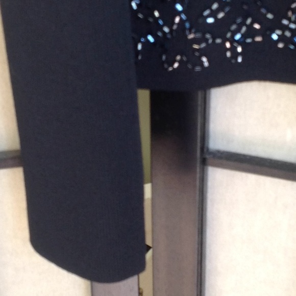 Due per Due Collection black beaded top - Picture 5 of 5